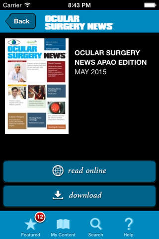 Ocular Surgery News APAO screenshot 2