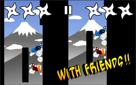 Jumping Ninja : Play with Friends, Two Player game screenshot 2