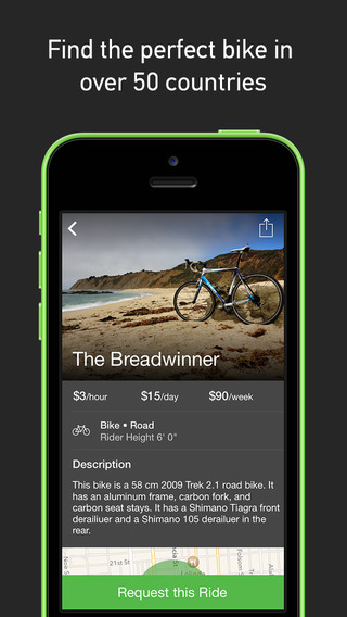 免費下載旅遊APP|Spinlister - Peer to Peer Bike, Surf, and Snow Rentals - The Global Bike Share app開箱文|APP開箱王
