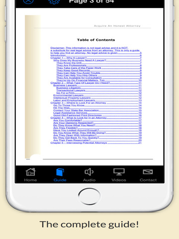 【免費商業App】Acquire a Honest Attorney Free-APP點子