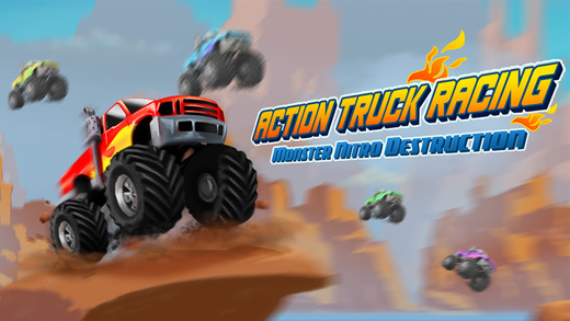 Action Truck Racing PRO - Monster Nitro Stunt Destruction HD