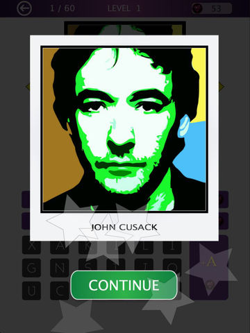 【免費遊戲App】Movie Stars Popart Quiz-APP點子