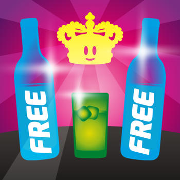 King of Booze FREE: Best Fun Drinking Game – with over 100 challenges, board, dice, truth or dare, cards. Without props. LOGO-APP點子