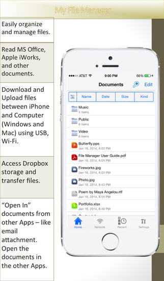 My File Manager for iPhone