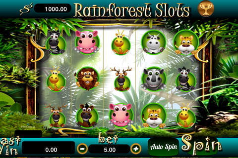 AAA+ Rainforest Slots Free Casino Jackpot Machine screenshot 2