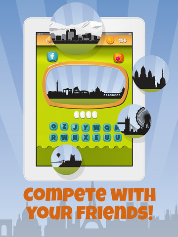 【免費遊戲App】Spot the city skyline - What's the city? Test your knowledge of the world's great cities by recognizing their silhouette-APP點子