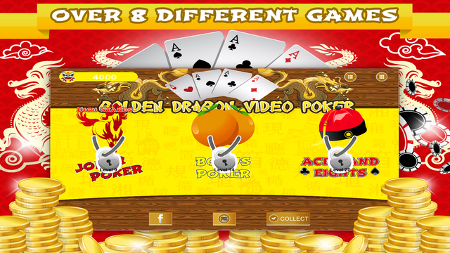 【免費遊戲App】Golden Dragon Video Poker FREE - Jokers Wild, Deuces Wild & More Video-Poker Games-APP點子