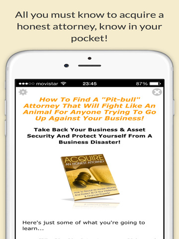 【免費商業App】Acquire a Honest Attorney Free-APP點子