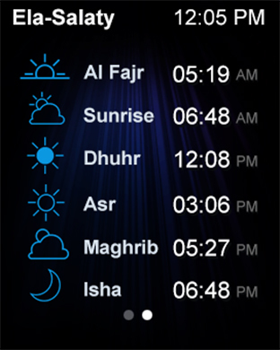 【免費生活App】Ela-Salaty: Muslim Prayer Times + Widget & Qibla Direction-APP點子