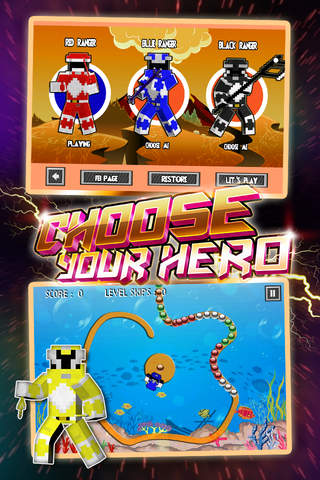 Block 5 Colors Rangers Shooting - “ Power Superhero Edition “ screenshot 2