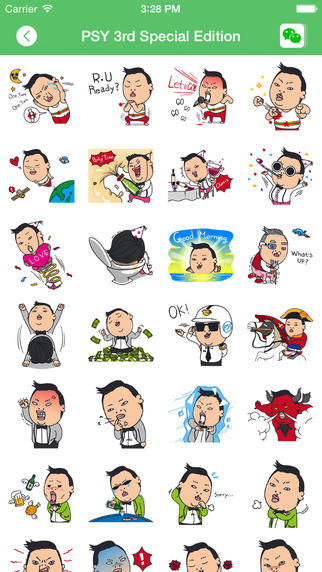 WeChatSticker - Sticker Emoji Emoticon Chat Icon for WeChat Weixin