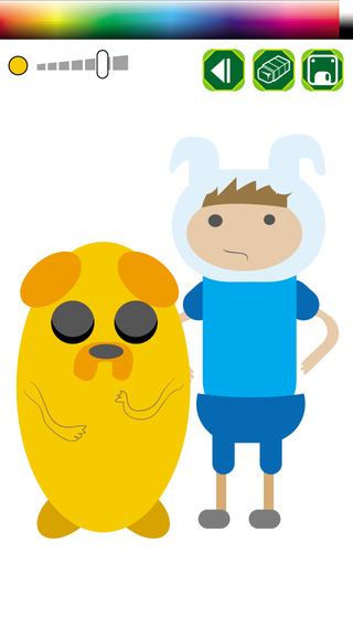 【免費遊戲App】Coloring Game for Finn and Jake (Adventure Time)-APP點子