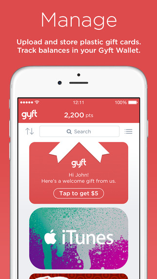 【免費生活App】Gyft - Mobile Gift Card Wallet to Send, Buy, Manage and Store Gift Cards. Earn Rewards to Save.-APP點子