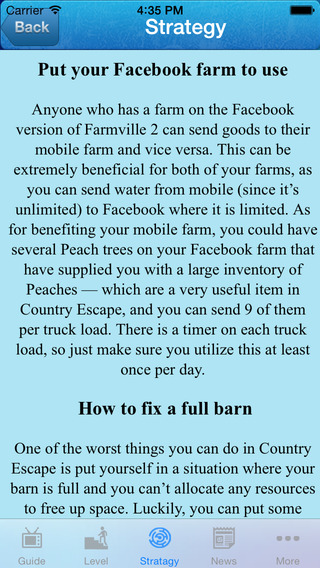 【免費書籍App】Guide for FarmVille 2: Country Escape - Full Video Guide,Tips And More!!-APP點子