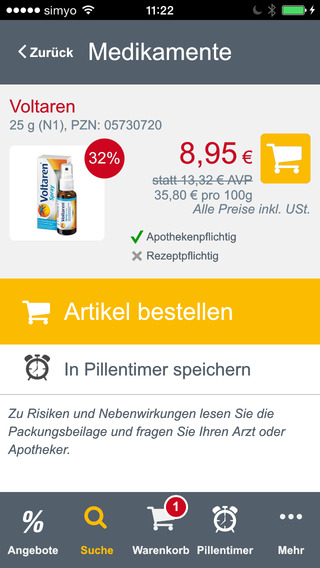 【免費醫療App】SchwabenPILLEN Apotheke-APP點子