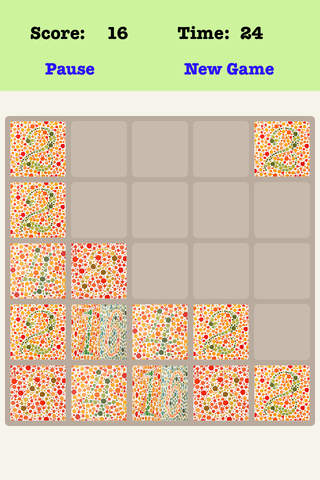 Color Blind 5X5 - Merging Number Tiles &  Playing With Piano Music screenshot 3