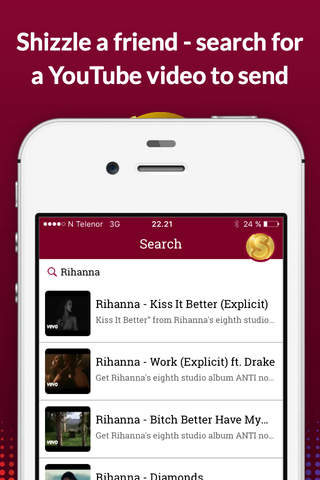 Shizzle - The fun way to share music & videos screenshot 3