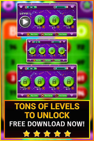 Bingo Rock PRO - Play no Deposit Bingo Game with Multiple Levels for FREE ! screenshot 2
