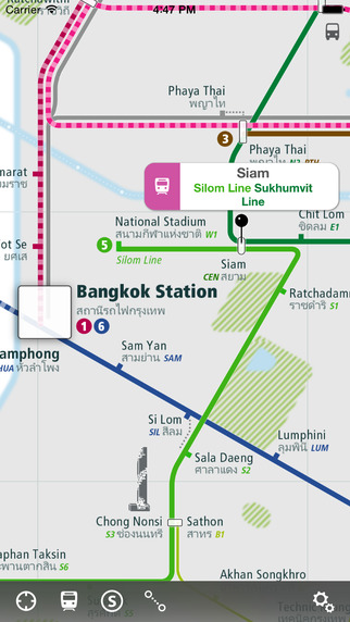 Bangkok Rail Map Lite