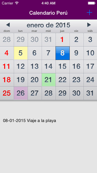 免費下載生產應用APP|Calendario 2015 Perú Sin Ads app開箱文|APP開箱王