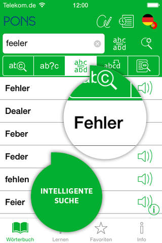 Wörterbuch Portugiesisch - Deutsch BASIS von PONS screenshot 4