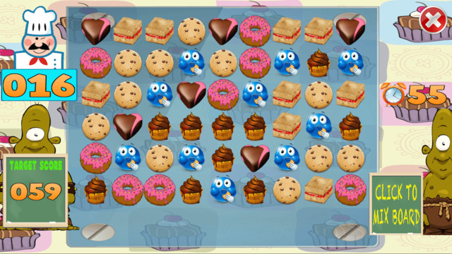 【免費遊戲App】Cookie Munchkin Puzzle - A Cakes Matching Game-APP點子