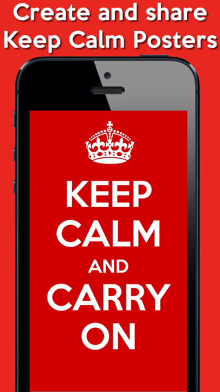 Keep Calm Poster Generator