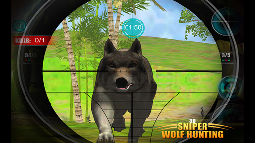 【免費遊戲App】Angry Wolf Attack : Sniper shooter and hunting game in the jungle-APP點子