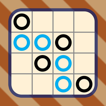 No Cross Four : Prevent 4 circles forming a line Small Brain Teaser LOGO-APP點子