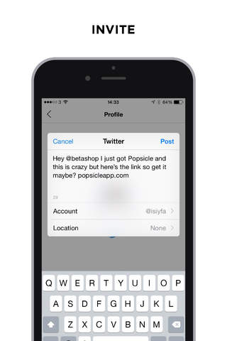 Popsicle - Chat with your Twitter friends screenshot 4