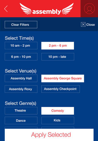 Assembly Today – the Assembly festival app screenshot 4