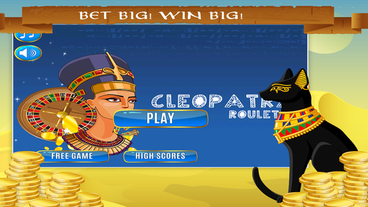 Cleopatra Roulette Board PRO - Play Strategy in a High Roller Table