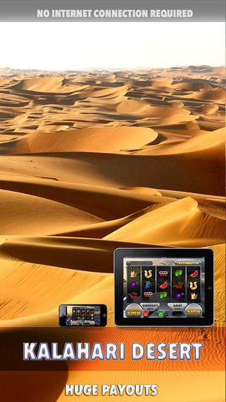 Kalahari Desert Slots Machine - FREE Gambling World Series Tournament