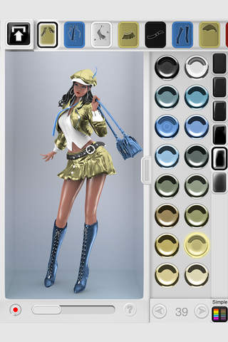 Figuromo Artist : Anime Fashion Girl - 3D Combine Color & Style Figure screenshot 3