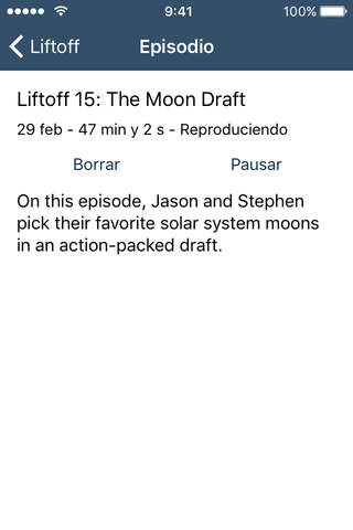 OnePodcast – “Liftoff” Edition screenshot 3