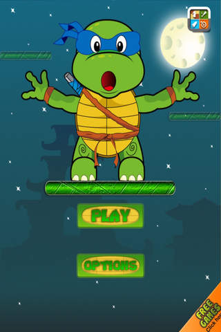Jumpy Teenage Turtles - Fun Bouncy Tortoise Adventure FREE screenshot 2
