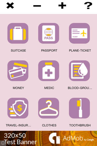 Butterfly Checker - Checklist travel packing screenshot 2