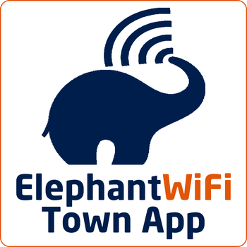 ElephantWiFi-Town App LOGO-APP點子