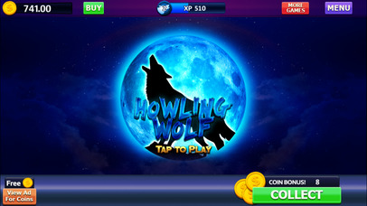 Screenshot 4 Howling Wolf: Spirit of the Moon Vegas Slots