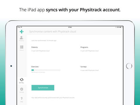 Physitrack Practitioner iPad App