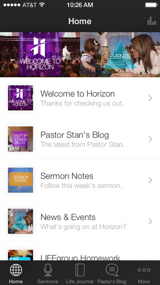 Horizon Community Church App