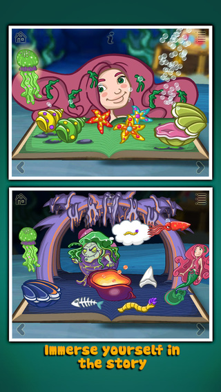 【免費書籍App】The Little Mermaid ~ 3D Interactive Pop-up Book-APP點子