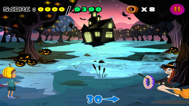 【免費遊戲App】Halloween Donut Toss - The Scary Witches Academy Mania- Free-APP點子