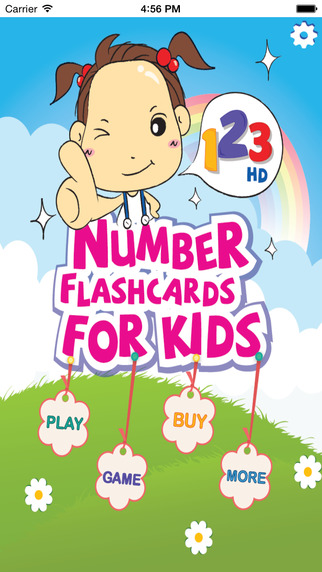Learn Counting in English for Toddlers via flash card