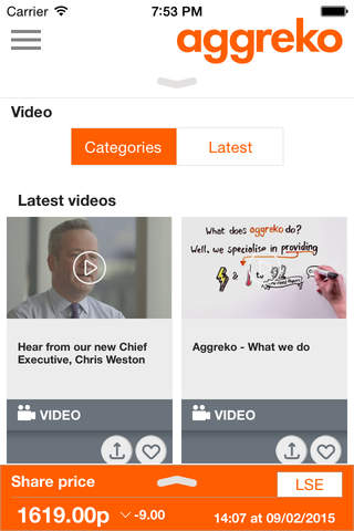 Aggreko Investor Relations and Media app screenshot 3