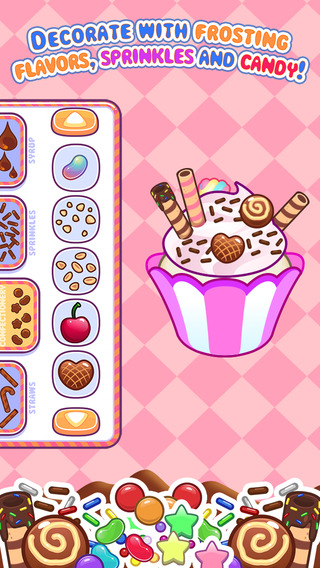 【免費遊戲App】My Cupcake Maker - Create, Decorate and Eat Sweet Cupcakes-APP點子