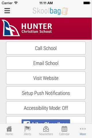 Hunter Christian School - Skoolbag screenshot 4