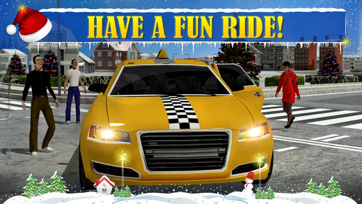 【免費遊戲App】Christmas Taxi Duty 3D-APP點子