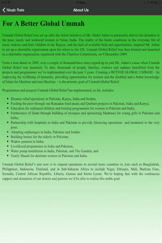 Ummah Global Relief-eZakat screenshot 4