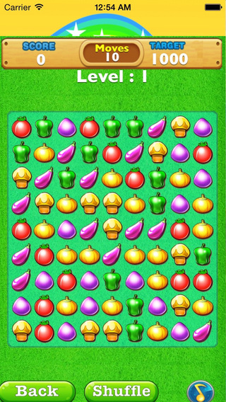 【免費遊戲App】Farm Mania Crunch-Your veggie Strategy Puzzle-APP點子